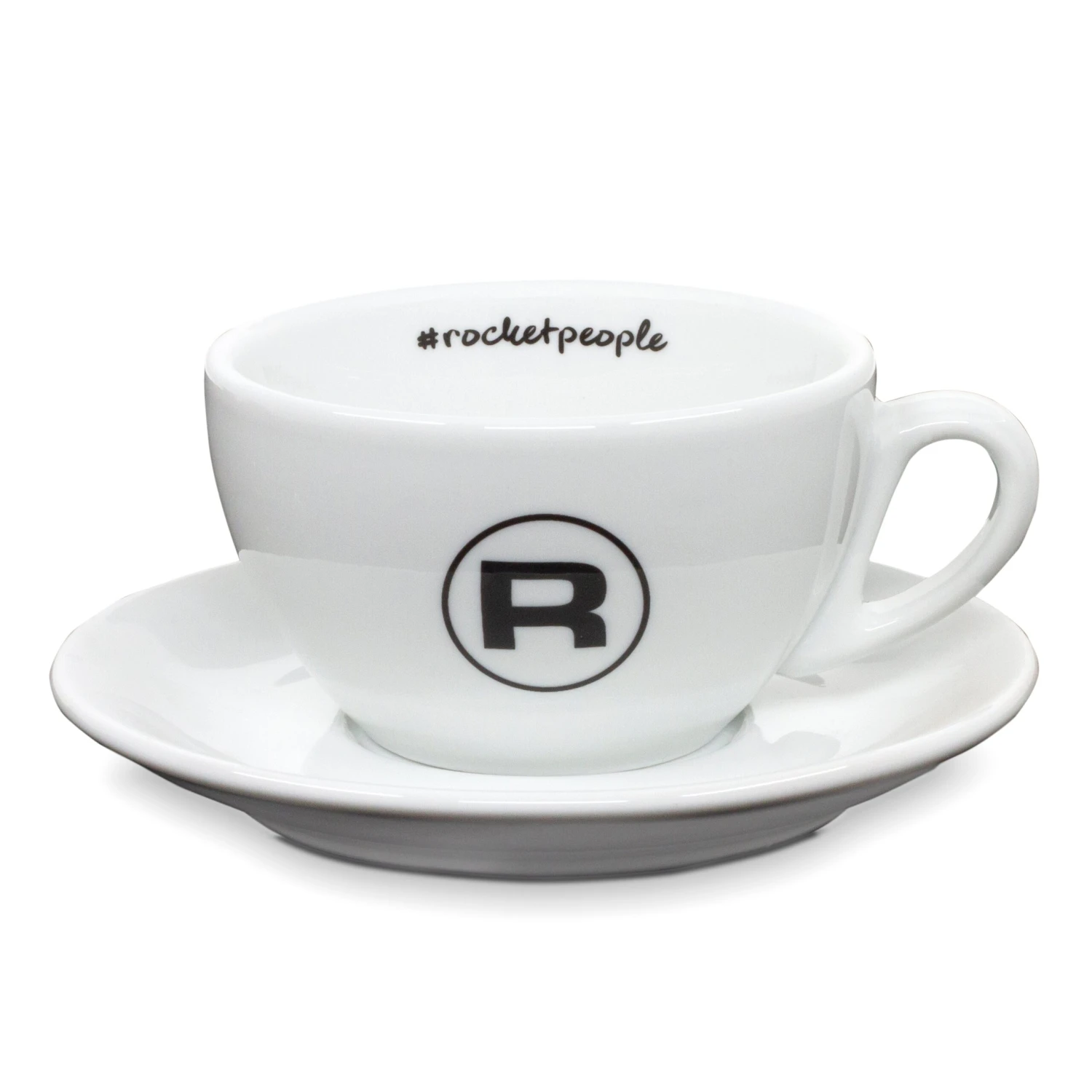 Rocket Espresso 6 Piece Cappuccino Cup And Saucer Set - White 2 Rocket Espresso 6 Piece Cappuccino Cup And Saucer Set - White - Image 2