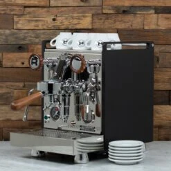 Rocket Espresso 6 Piece Espresso Cup And Saucer Set - White -Coffee Discount Store REESPCUP6PCWHT 0438