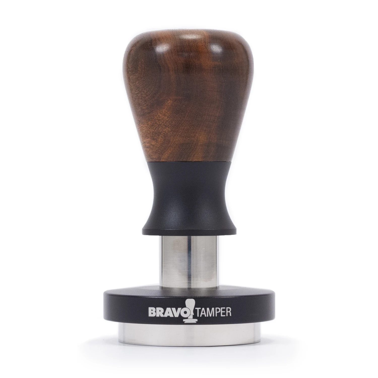 Bravo Espresso Tamper Dark Wood Handle 54.7mm 1 Bravo Espresso Tamper Dark Wood Handle 54.7mm