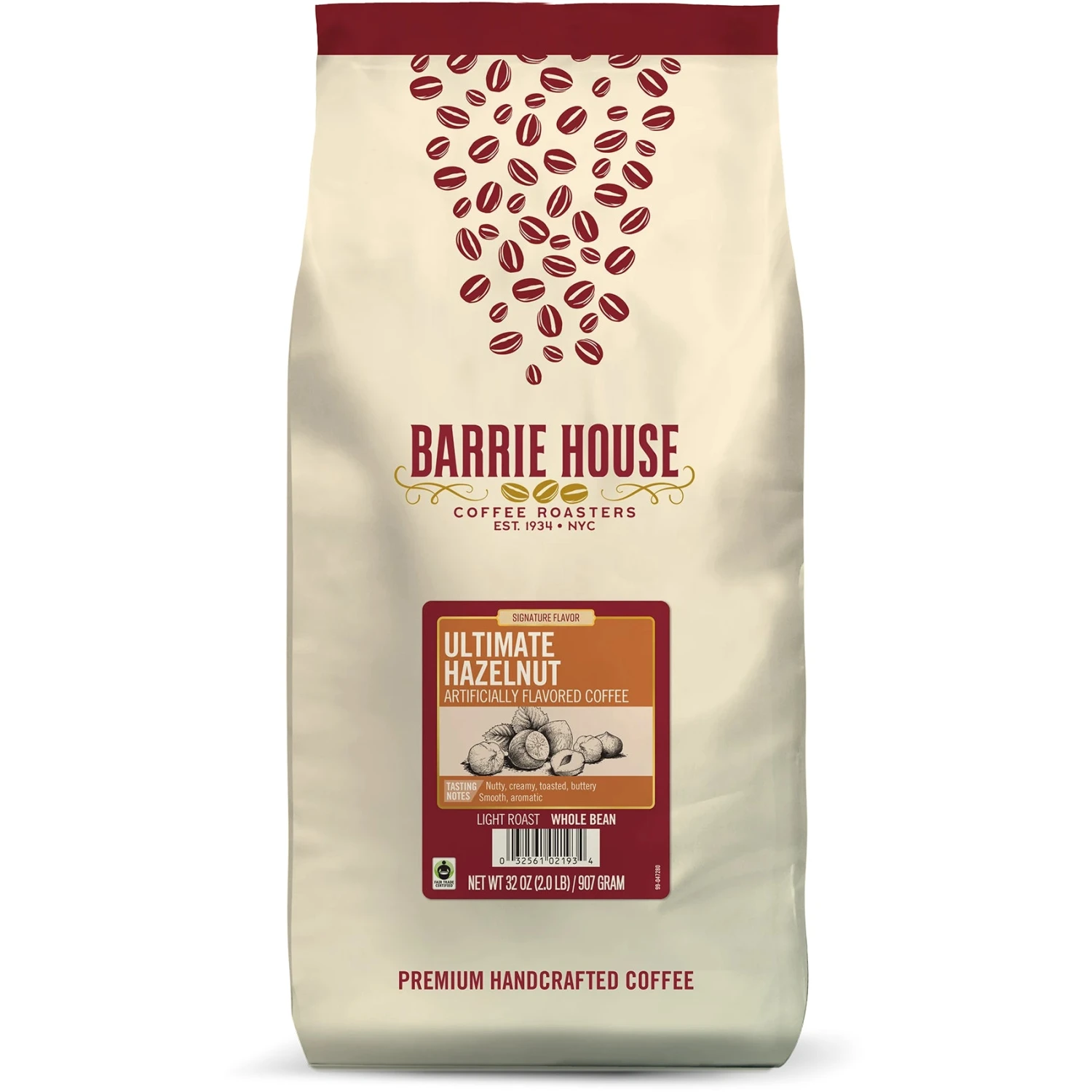 Barrie House Ultimate Hazelnut Fair Trade Organic Coffee 1 Barrie House Ultimate Hazelnut Fair Trade Organic Coffee