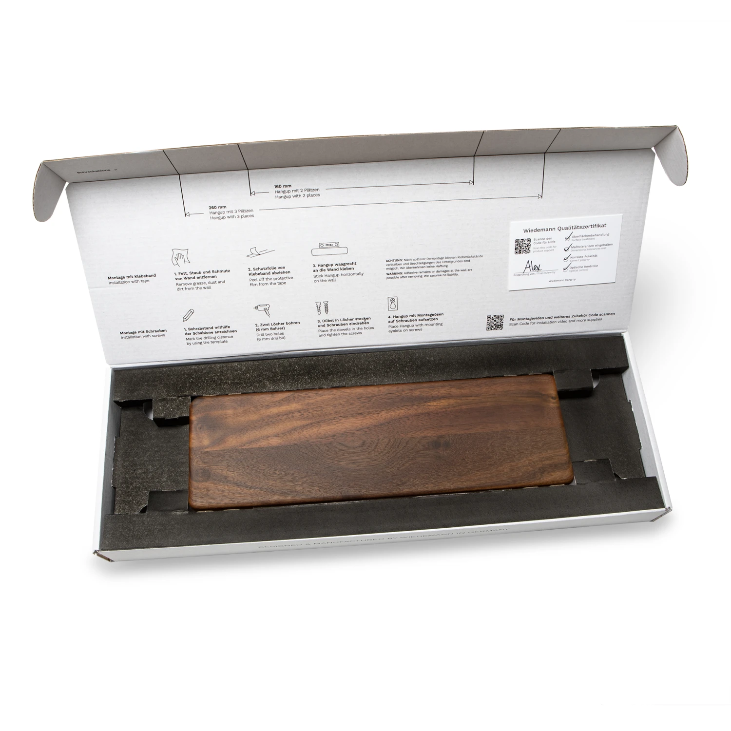 Wiedemann Hangup 3pc Equipment Rack - Walnut 6 Wiedemann Hangup 3pc Equipment Rack - Walnut - Image 6