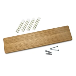 Wiedemann Hangup 4pc Equipment Rack - Oak -Coffee Discount Store WMHANGUP4OK 06