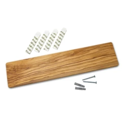 Wiedemann Hangup 4pc Equipment Rack - Olive Wood -Coffee Discount Store WMHANGUP4OW 06