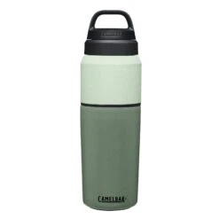 Camelbak MultiBev 22 Oz Bottle / 16 Oz Cup In Moss