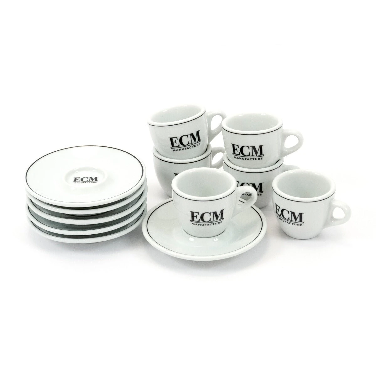 Set Of 6 ECM Cappuccino Cups And Saucers 2 Set Of 6 ECM Cappuccino Cups And Saucers - Image 2