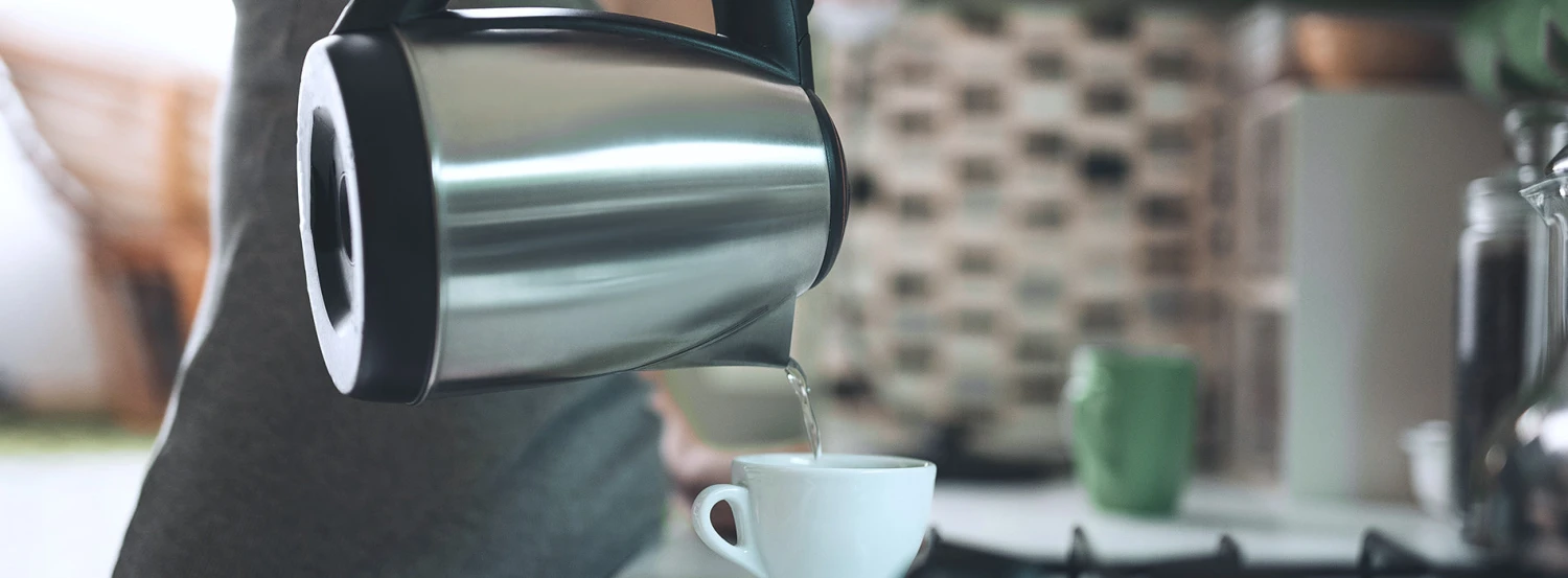 Espressione Stainless Steel Electric Kettle 2 Espressione Stainless Steel Electric Kettle - Image 2